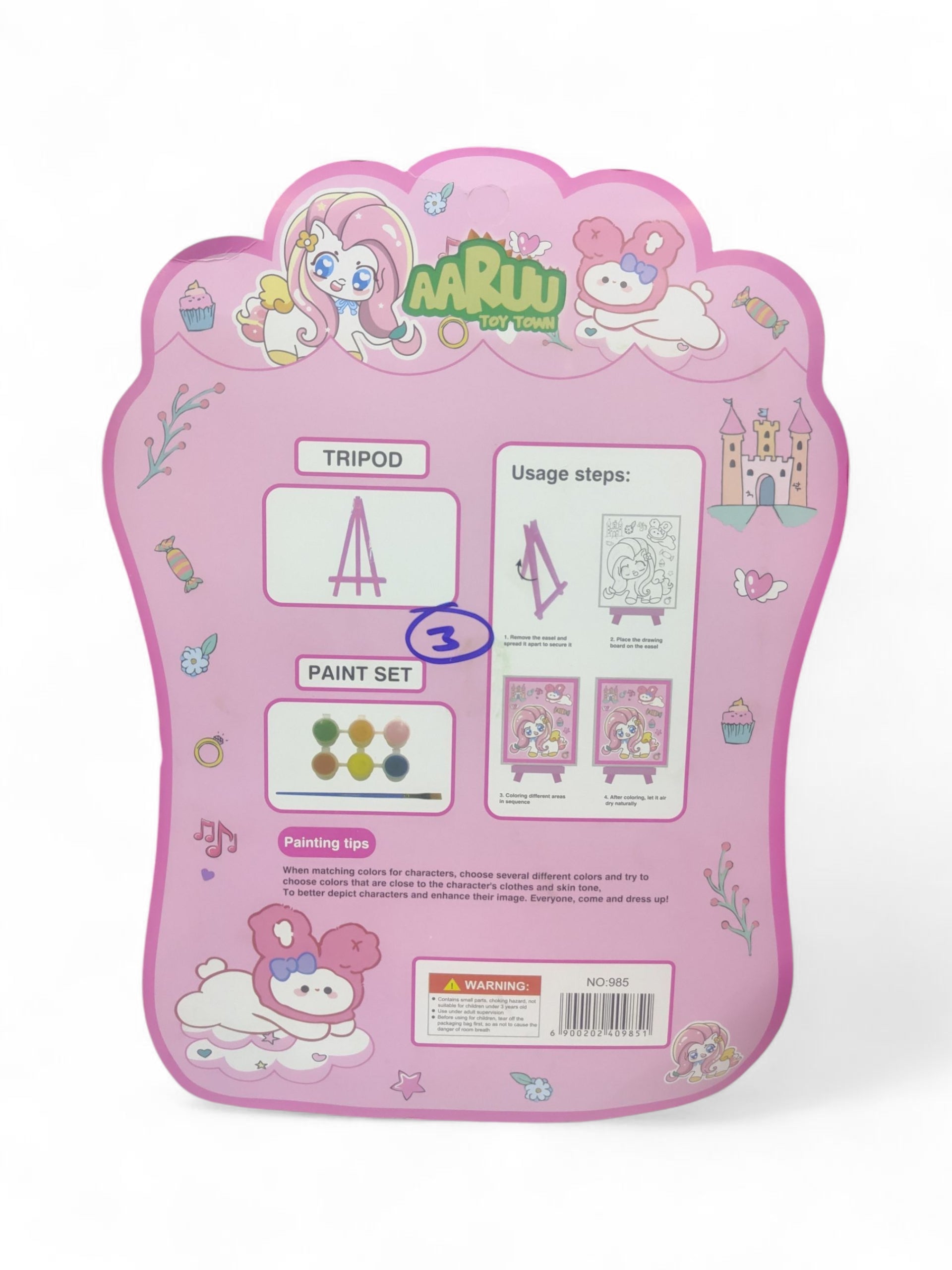 TOY AARUU DRAWING TOWN PINK TOY AARUU DRAWING TOWN PINK